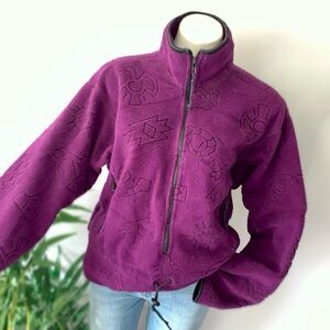 v i n t a g e :: Tribal Aztec REI Fleece Textured Southwestern